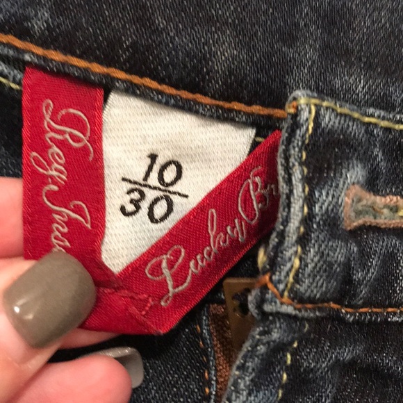Lucky brand jeans, embroidered pockets, size 30 - Picture 5 of 5
